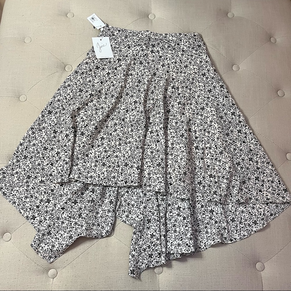Joie Midi Floral Frappe Skirt
